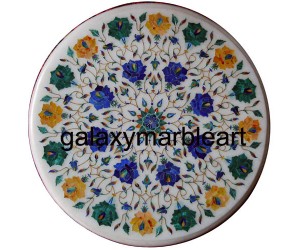 Exotic Taj Mahal inlay work table top WP-15218